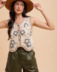 The Meadow Floral Sweater Vest