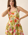 The Meadow Floral Mini Dress