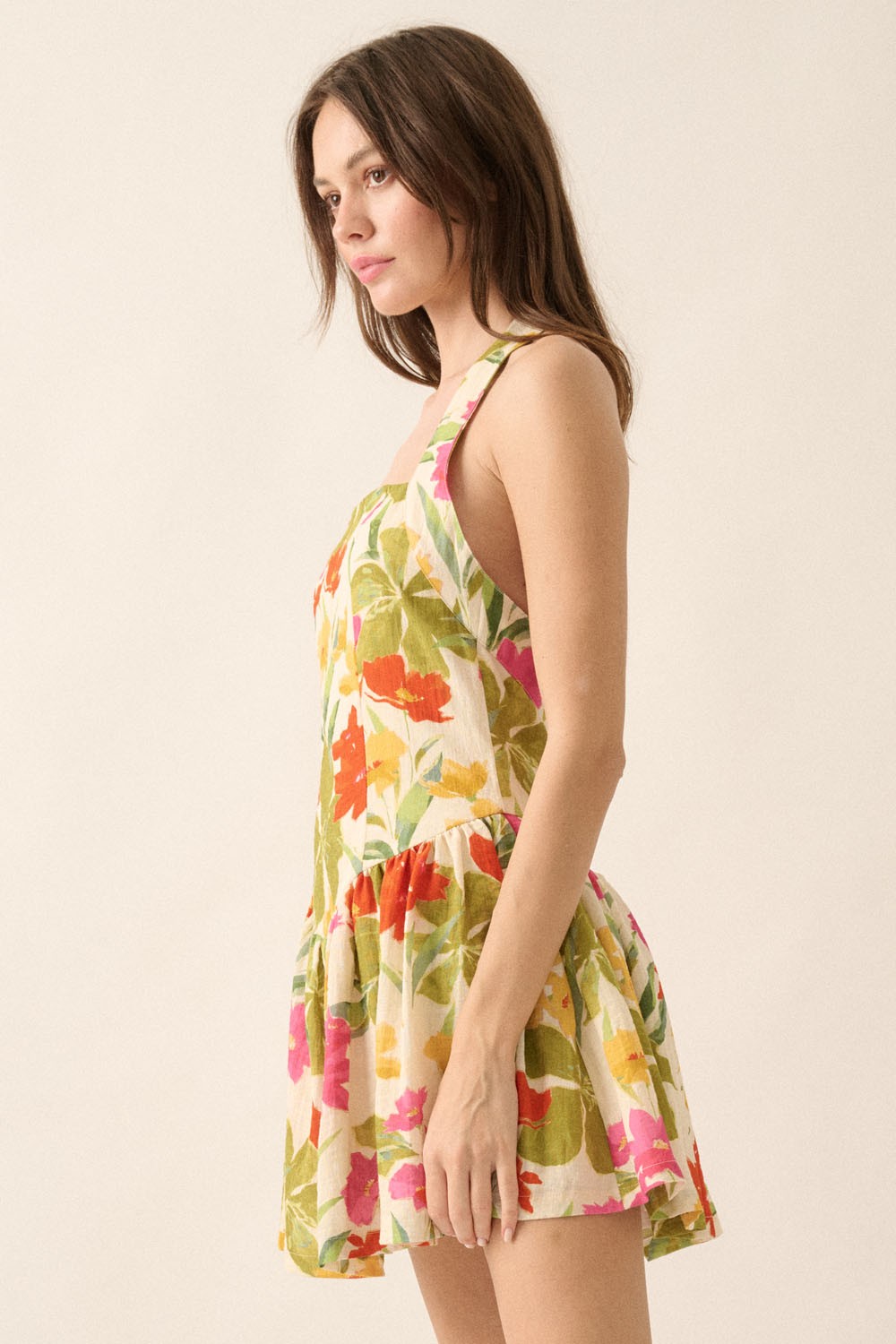 The Meadow Floral Mini Dress