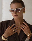 The Mia Pearl Acetate Cat Eye Sunglasses