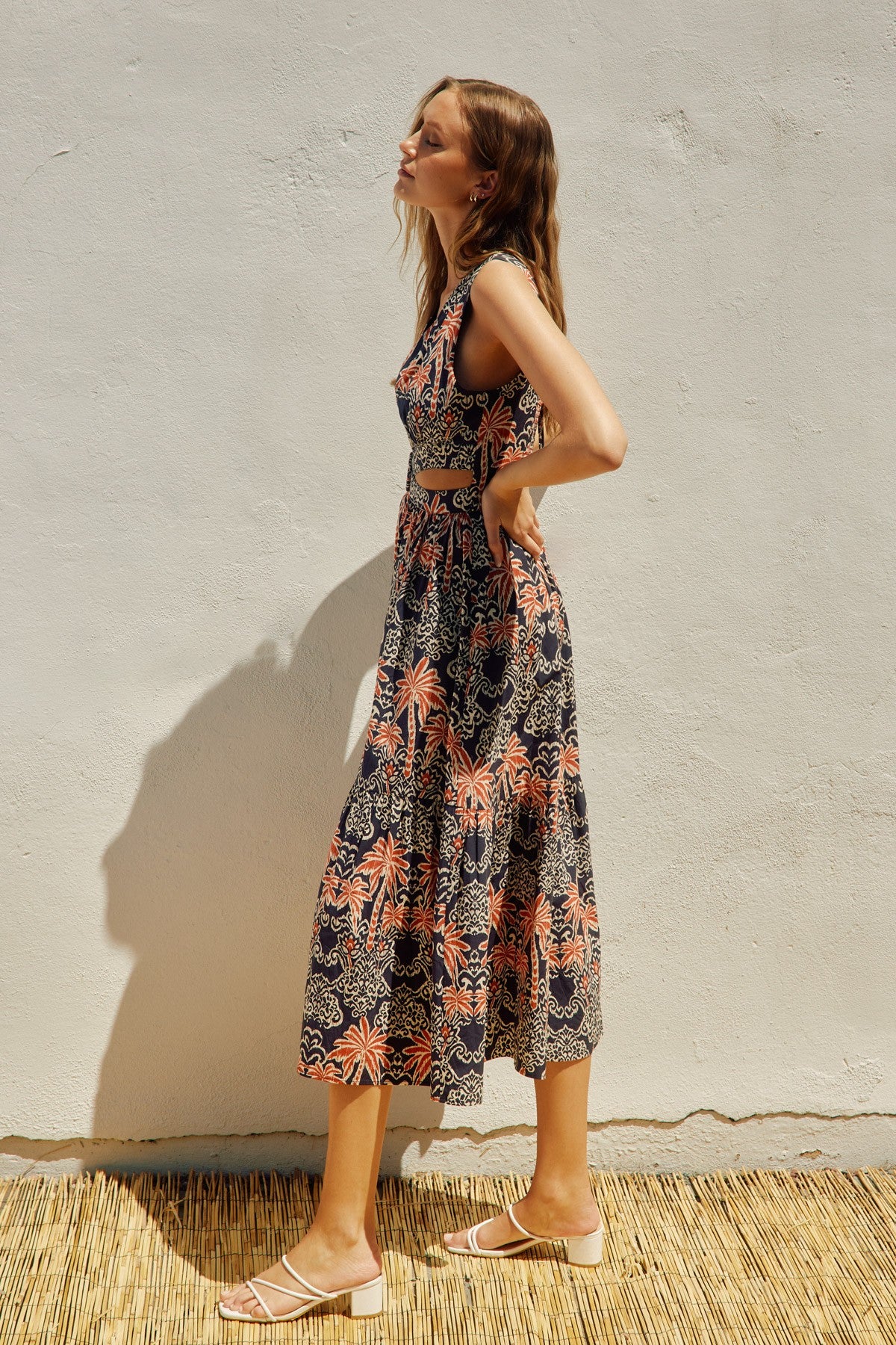 The Skyler Hibiscus Cut Out Dress – Thread + Seed