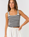 The Moe Striped Tank Top