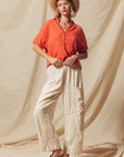 The Moka Slouchy Wide Leg Pants