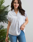 The Mollie Collared Button Up Top