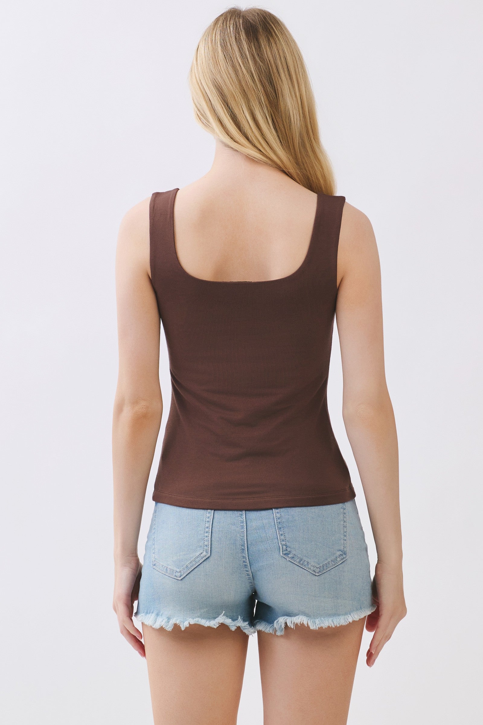 The Mollie Lux Square Neck Tank