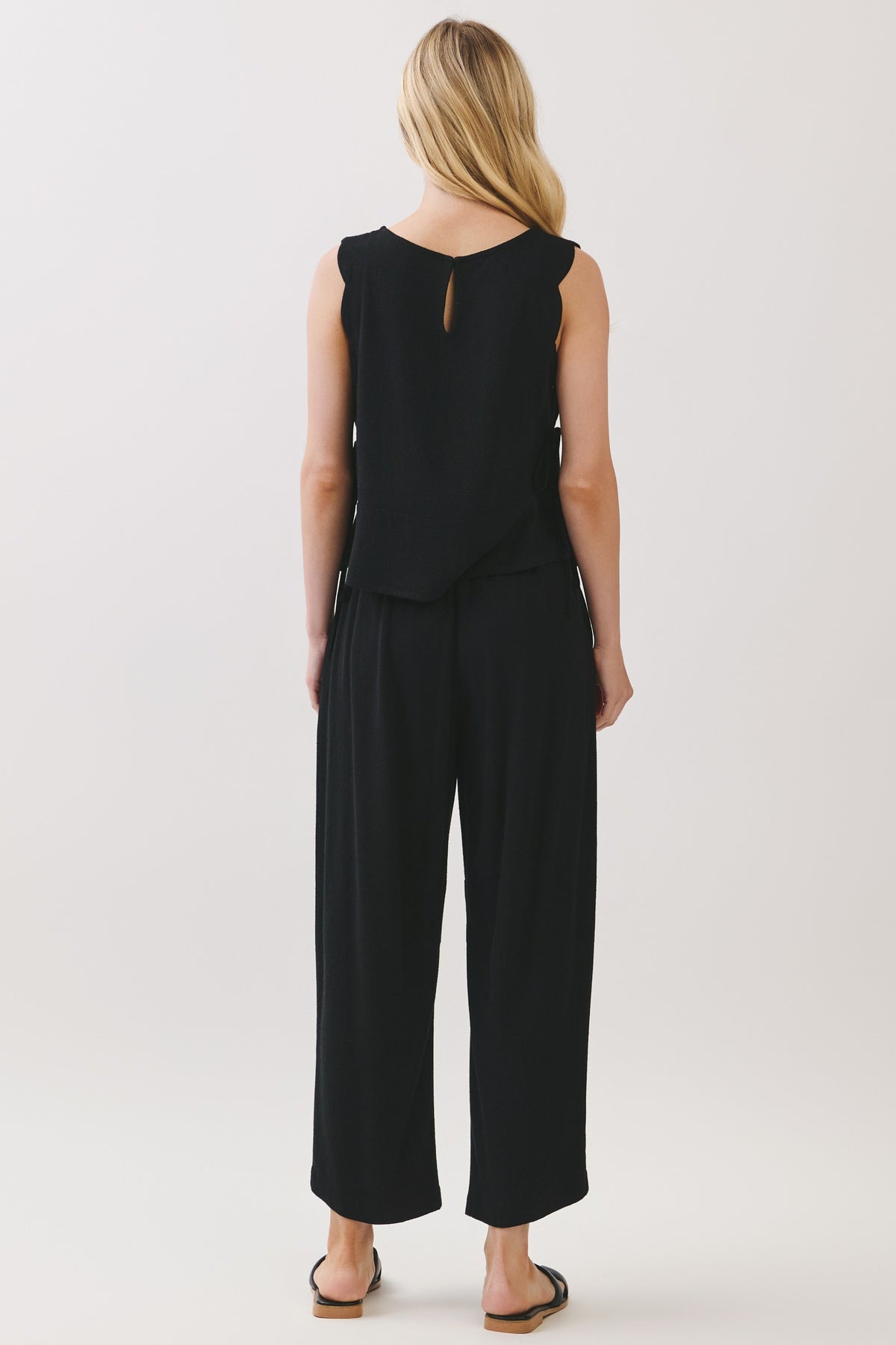 The Mona Black Top + Pant Set - Sold Separately
