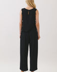 The Mona Black Top + Pant Set - Sold Separately
