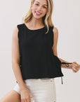 The Mona Black Top + Pant Set - Sold Separately