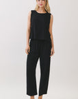 The Mona Black Top + Pant Set - Sold Separately