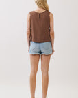 The Mona Chocolate Top + Pant Set - Sold Separately