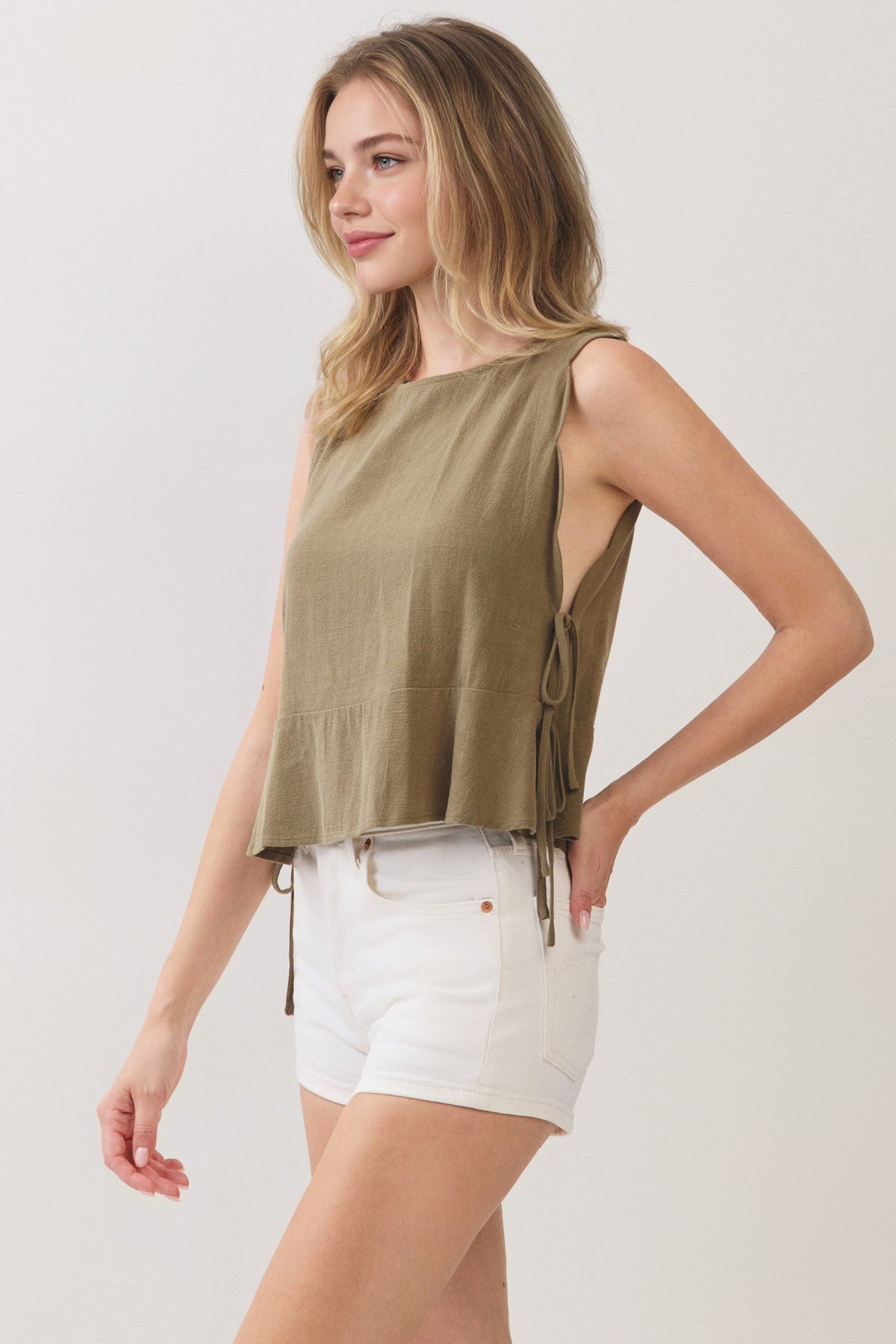 The Mona Olive Top + Pant Set - Sold Separately