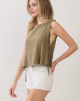 The Mona Olive Top + Pant Set - Sold Separately