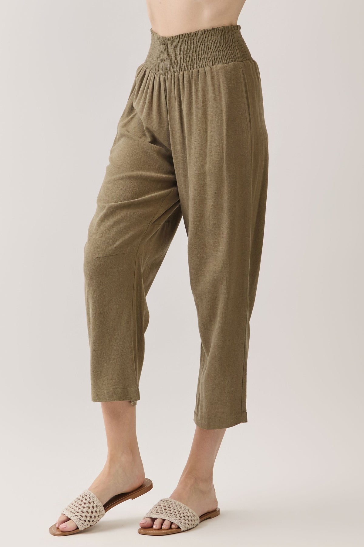 The Mona Olive Top + Pant Set - Sold Separately