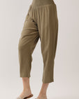 The Mona Olive Top + Pant Set - Sold Separately