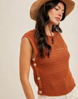 The Mora Rust Side Button Tank