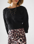 The Morrigan Black Soft Knit Sweater