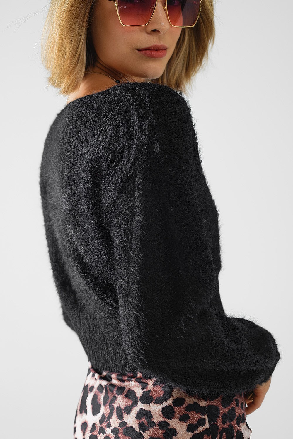 The Morrigan Black Soft Knit Sweater