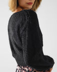 The Morrigan Black Soft Knit Sweater