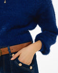 The Morrigan Blue Soft Knit Sweater