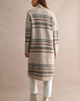 The Nadine Striped Longline Cardigan