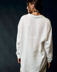 The Nera Cotton Gauze Buttondown Top