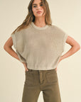 The Nila Dolman Stone Solid Knitted Top