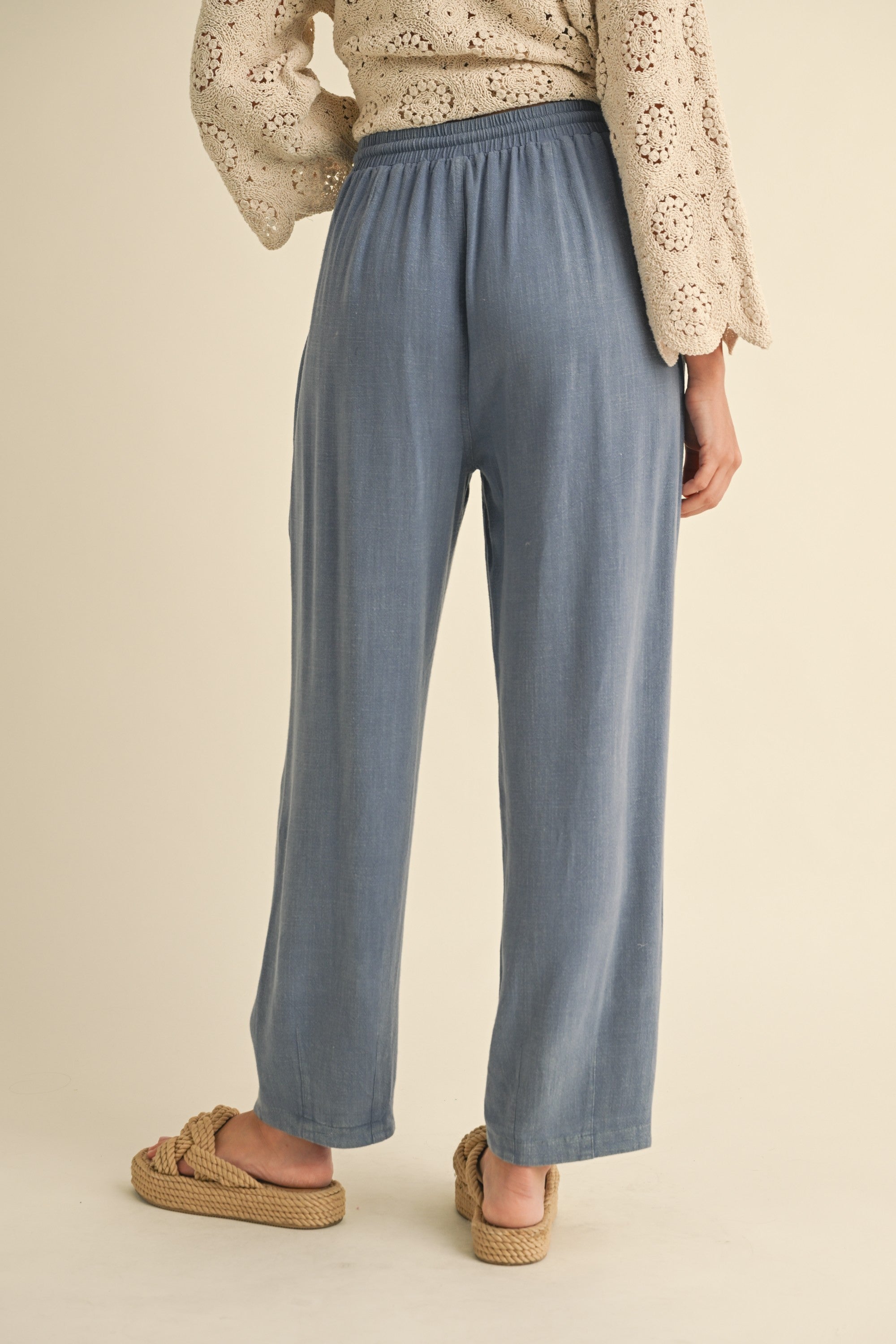 The Noa Drawstring Barrel Pants