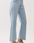 The Norah Light Denim A-Line Darted Jeans