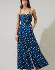 The Odora Dot Wide Leg Jumpsuit