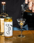 The Olives & Martini Brine Quincy Jar