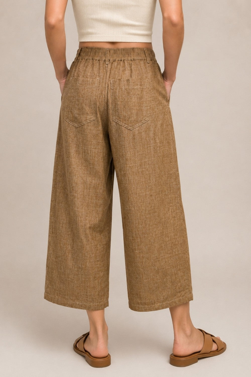 The Tova Brown Top + Pant Set - Sold Separately