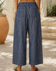 The Tova Denim Top + Pant Set - Sold Separately