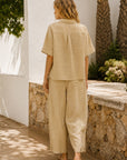 The Tova Beige Top + Pant Set - Sold Separately