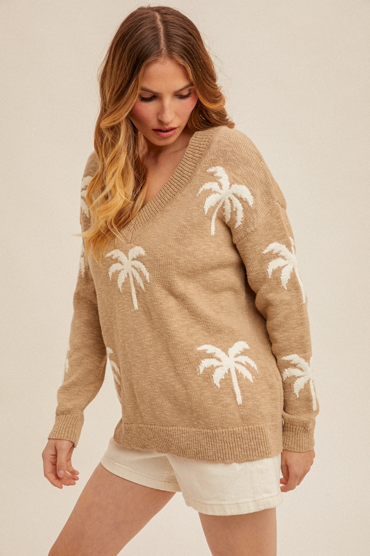 The Paloma Palm Tree Sweater – Thread + Seed