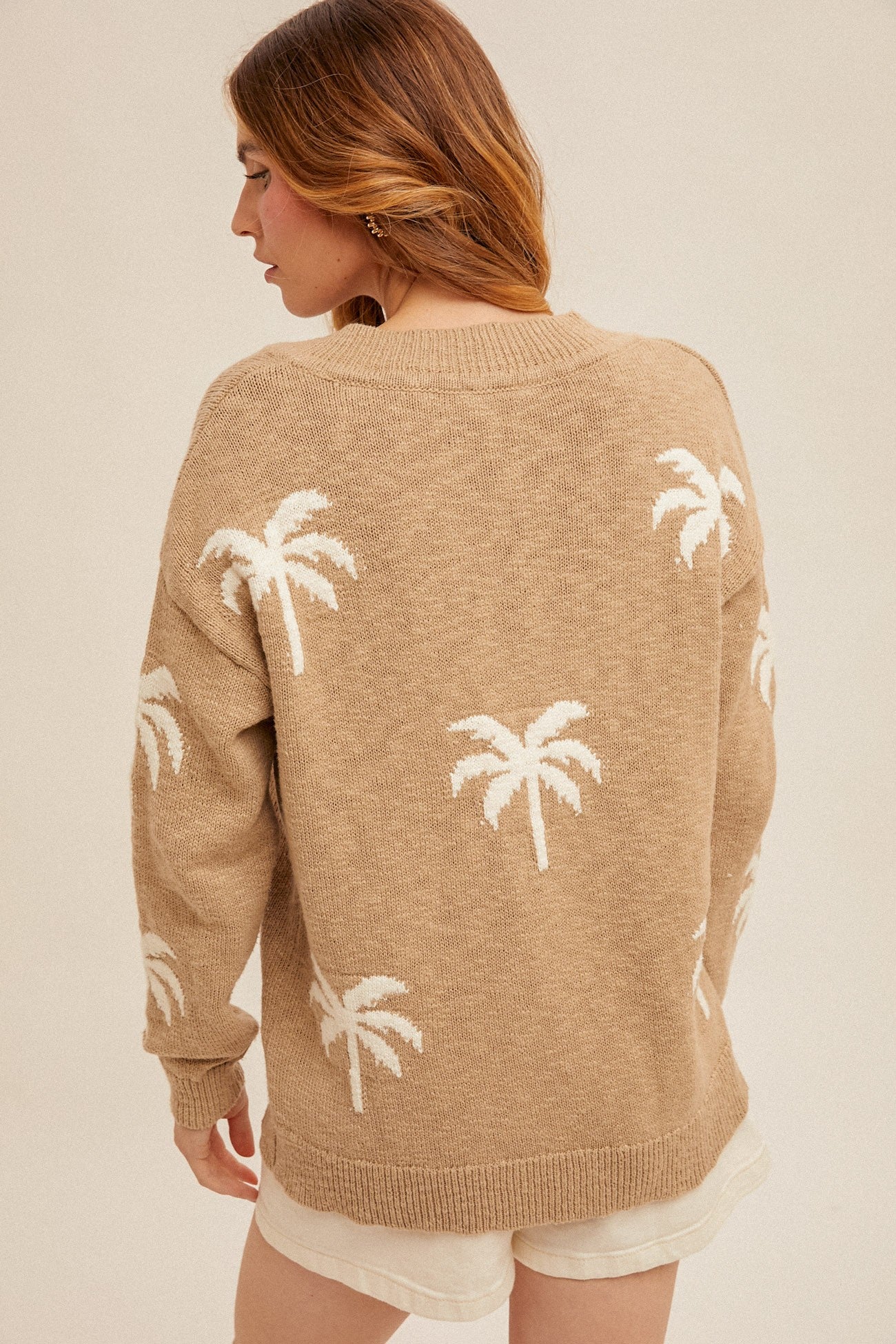 The Paloma Palm Tree Sweater – Thread + Seed
