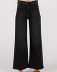 The Paola Black Sailor Front Patch Pocket Jeans