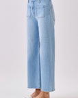 The Paola Light Denim Sailor Front Patch Pocket Jeans