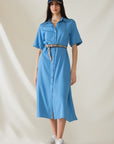 The Patricia Maxi Shirt Dress