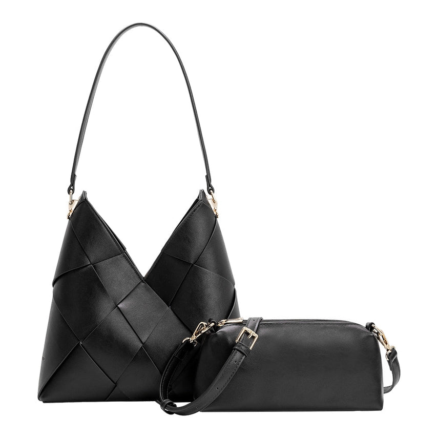 The Phaedra Vegan Leather Shoulder Bag