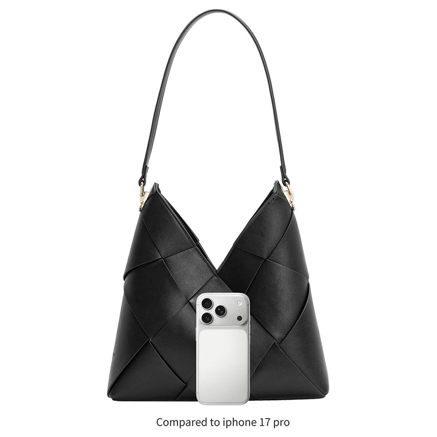 The Phaedra Vegan Leather Shoulder Bag