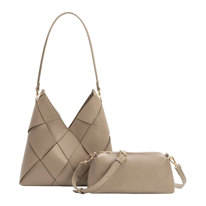 The Phaedra Vegan Leather Shoulder Bag