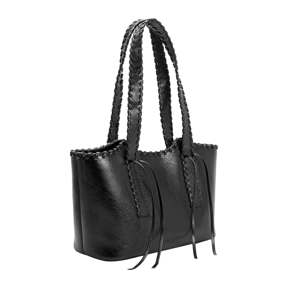 The Phoebe Vegan Leather Shoulder Bag