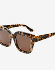 The Portofino Milky Tortoise Acetate Oversized Cat Eye Sunglasses