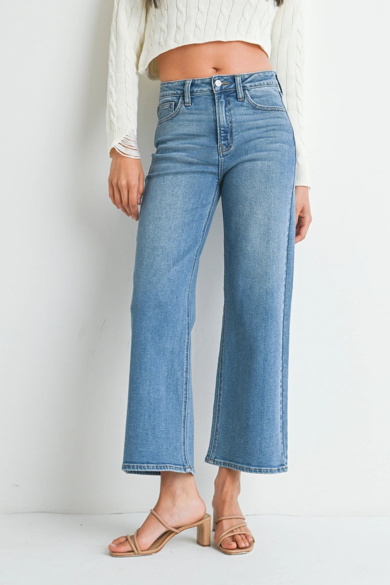 The Rae Denim Wide Leg Jeans