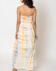 The Rainbow Tie-Dye Tube Maxi Dress