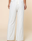 The Reba Striped Halter Top + Pant Set - Sold Separately