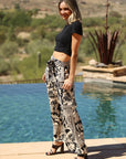 The Rema Printed Wide Leg Pants