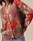 The Renee Vintage Floral Cardigan