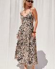 The Rhonda Abstract Maxi Dress