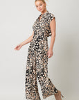 The Rhonda Abstract Cut Out Jumpsuit